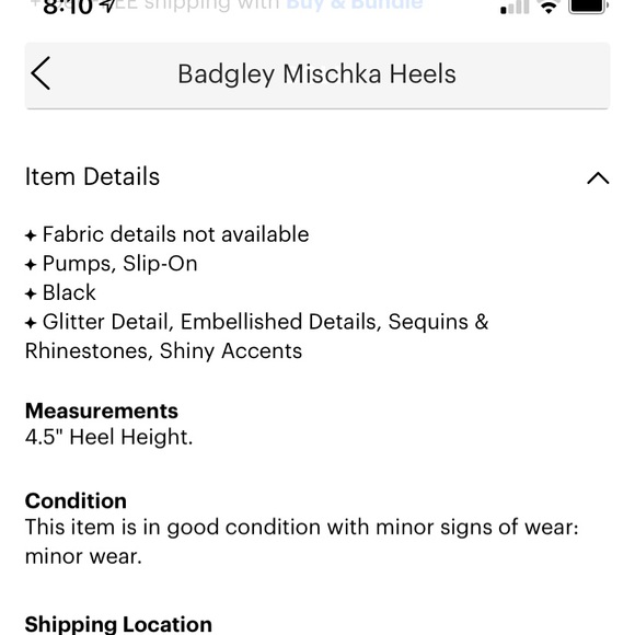 Badgley Mischka sparkly heels 👠 - Picture 5 of 11